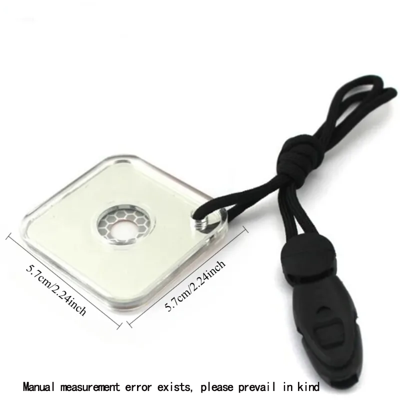 Signal Mirror Rescue - 1Pc サバイバル信号ミラー太陽光リフレクターハイキングキャンプ緊急事態応急処置救助屋外安全装置