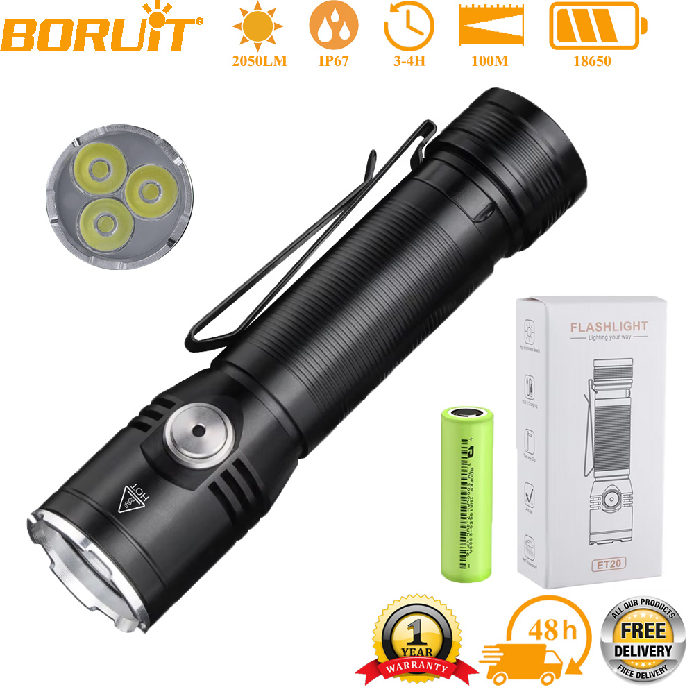 Outdoor Adventure Inc - BORUiT 2050LM ET20 超高輝度 3 *