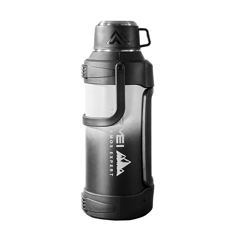 Outdoor Adventure Hours - 4000ML 316ステンレス鋼製水筒、断熱真空フラスコ、アウトドアキャンプや冒険時の水保存に最適