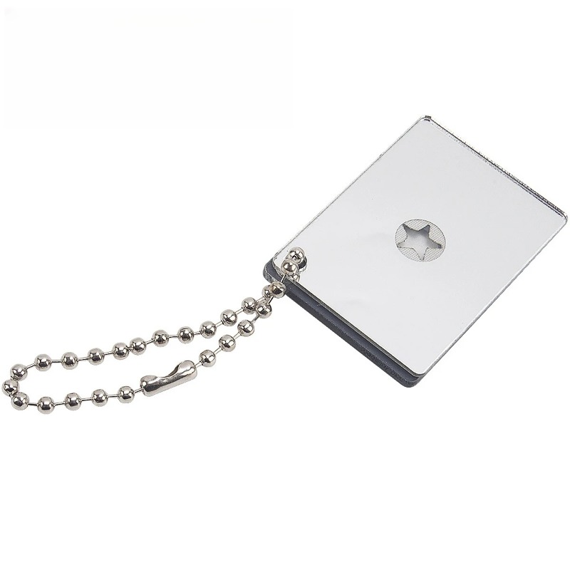 Signal Mirror Rescue - 1Pc ミニサバイバル信号ミラーポータブル緊急反射鏡多機能屋外野生救助信号ギアバッグ取り付け可能なツール