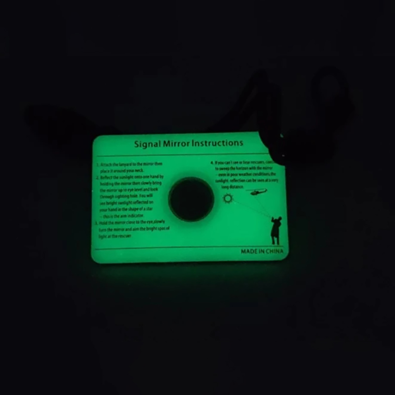 長方形緊急ミラー多機能救命ボート緊急救助信号ミラー（ホイッス - Signal Mirror Rescue のレビューと価格