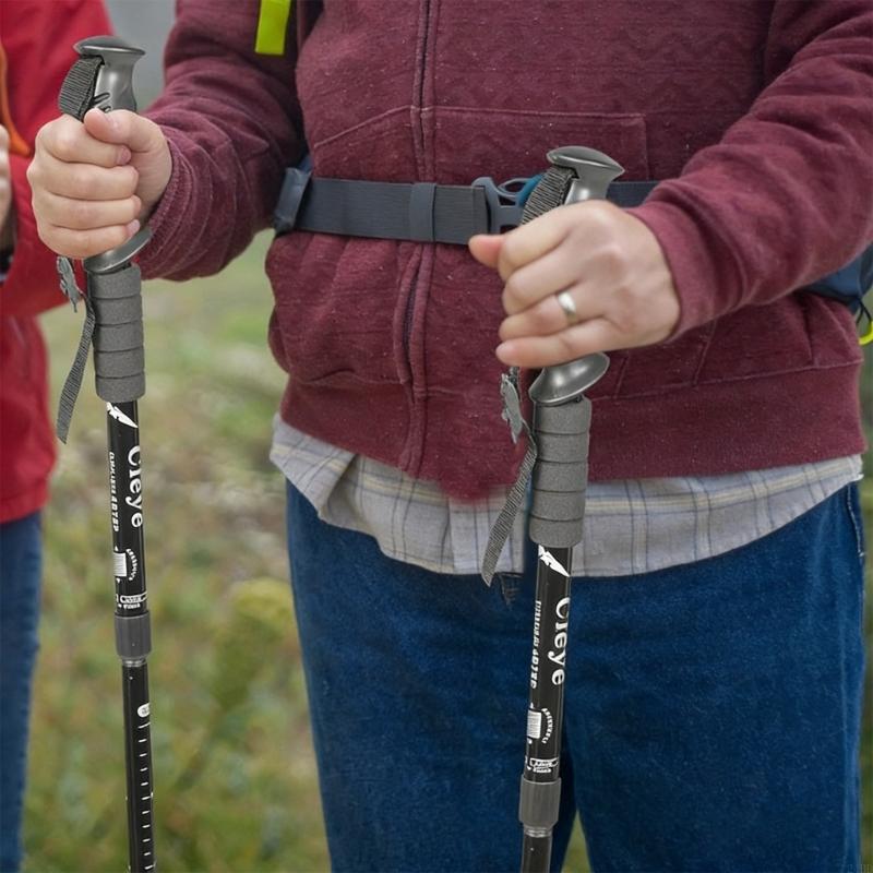調整可能なハイキングスタッフポールウォーキングスティックリス - Outdoor Adventure Hiking のレビューと価格