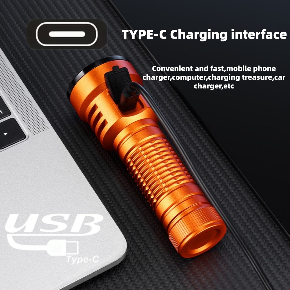 8 * LED 高輝度懐中電灯 USB-C 充電式ポータブル - Outdoor Adventure Inc のレビューと価格