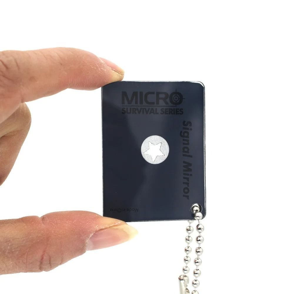 反射型屋外信号鏡 実用的な昼光救助鏡 多機能アクリルサバイバ - Signal Mirror Rescue のレビューと価格