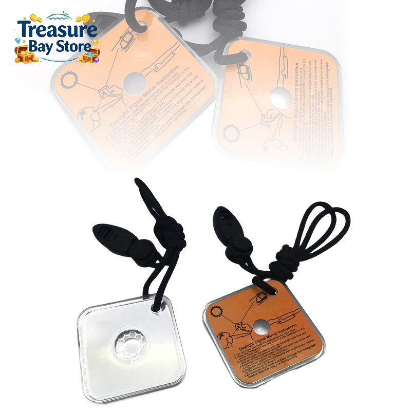 屋外サバイバル信号ミラー、太陽光反射鏡、キャンプ、ハイキング - Signal Mirror Rescue のレビューと価格
