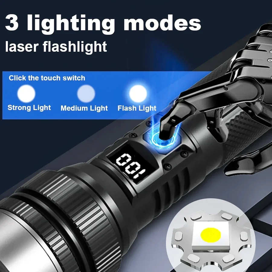 超高輝度充電式懐中電灯、キャンプ、ハイキング、釣り、屋外緊急 - Outdoor Adventure Hiking のレビューと価格