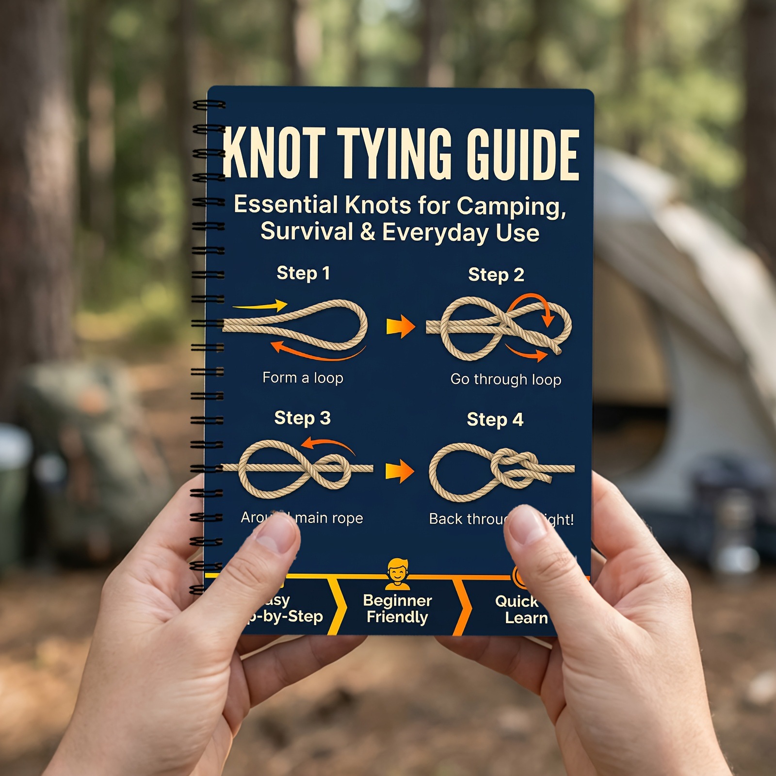 アウトドアサバイバルノット ステップバイステップガイド キャ - Outdoor Adventure Hiking のレビューと価格