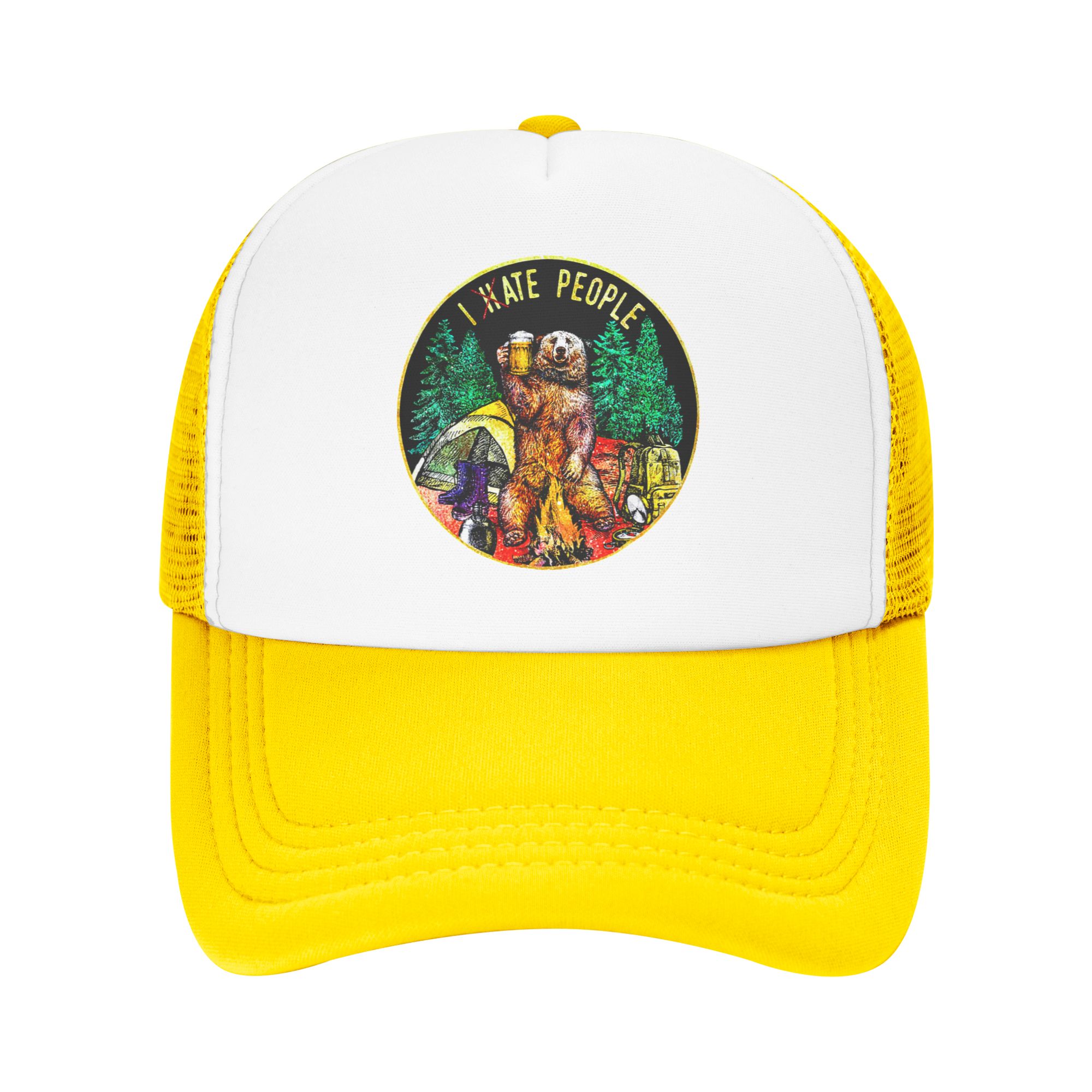 I Hate People Bear キャンプ野球帽 アウト - Outdoor Adventure Hat のレビューと価格