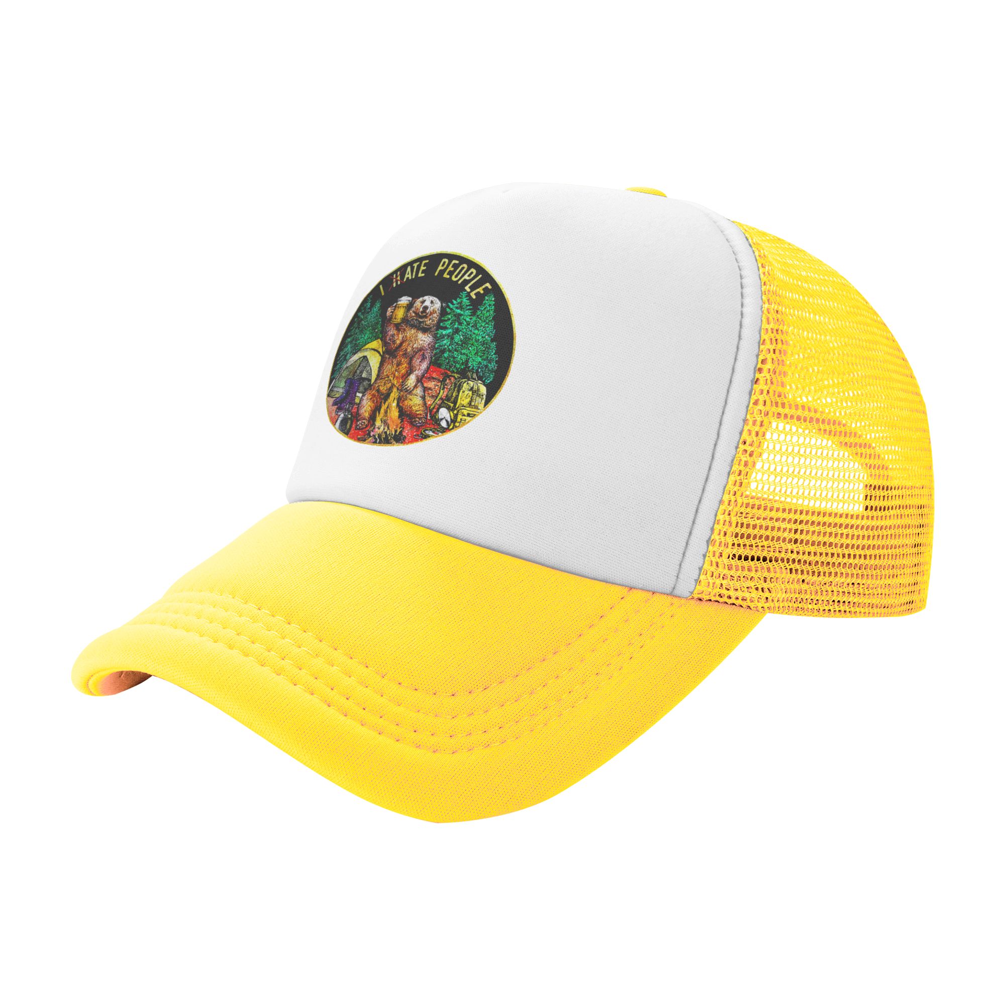 I Hate People Bear キャンプ野球帽 アウト - Outdoor Adventure Hat のレビューと価格
