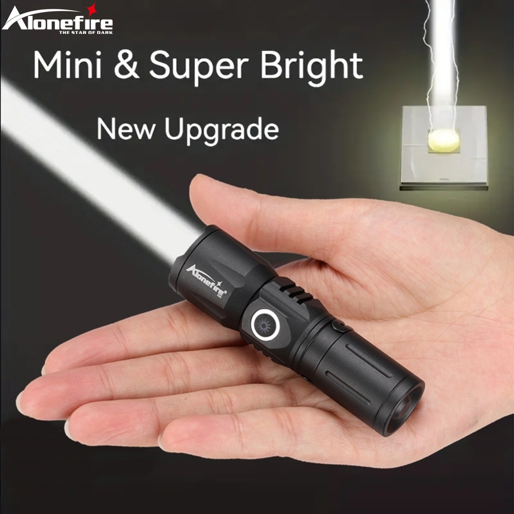 ズームホワイトビームライト長距離ミニ懐中電灯タイプ C US - Outdoor Adventure Inc のレビューと価格
