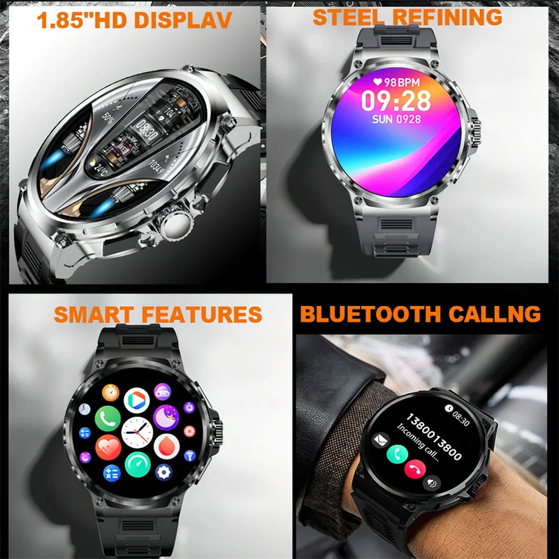 ホットメンズスマートウォッチ710mAhアウトドアアドベンチ - Outdoor Adventure Hours のレビューと価格