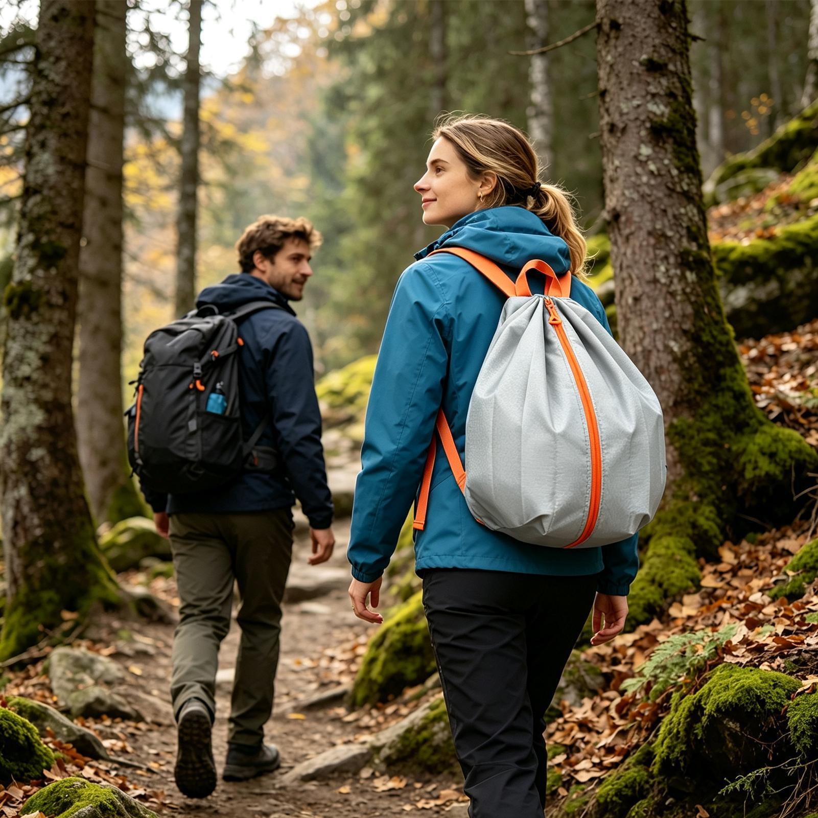防水バックパック旅行用折りたたみ軽量巾着バッグ女性ハイキング - Outdoor Adventure Hiking のレビューと価格