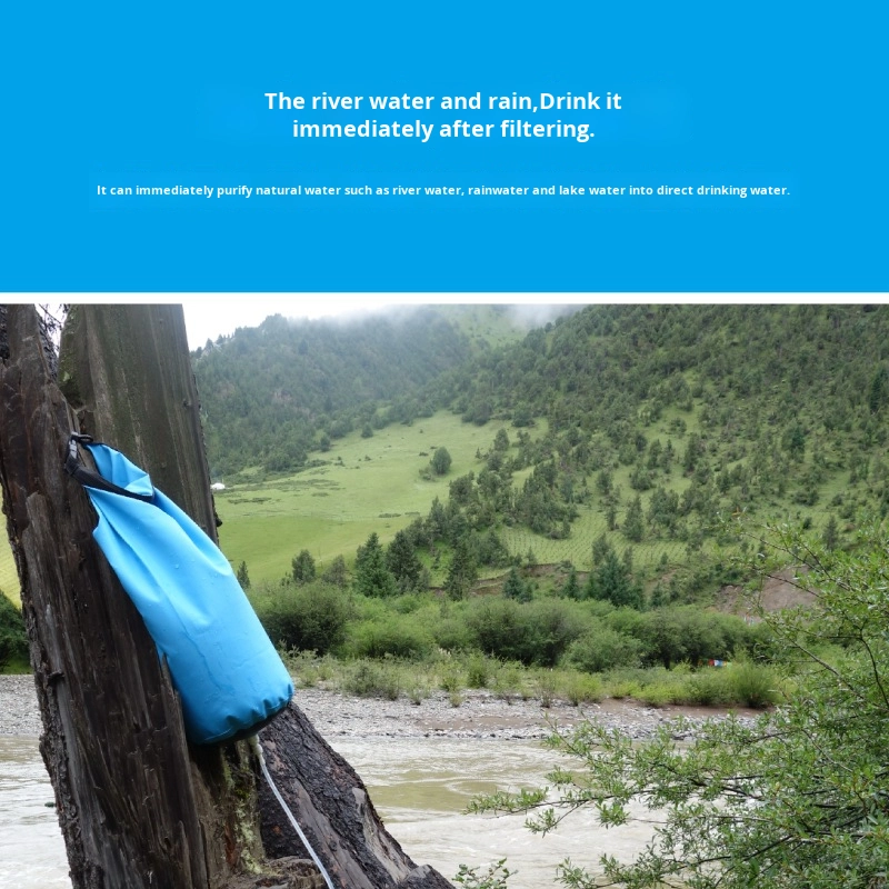 携帯型屋外キャンプ浄水器、個別重力式緊急災害救助フィルター、 - Outdoor Adventure Hiking のレビューと価格