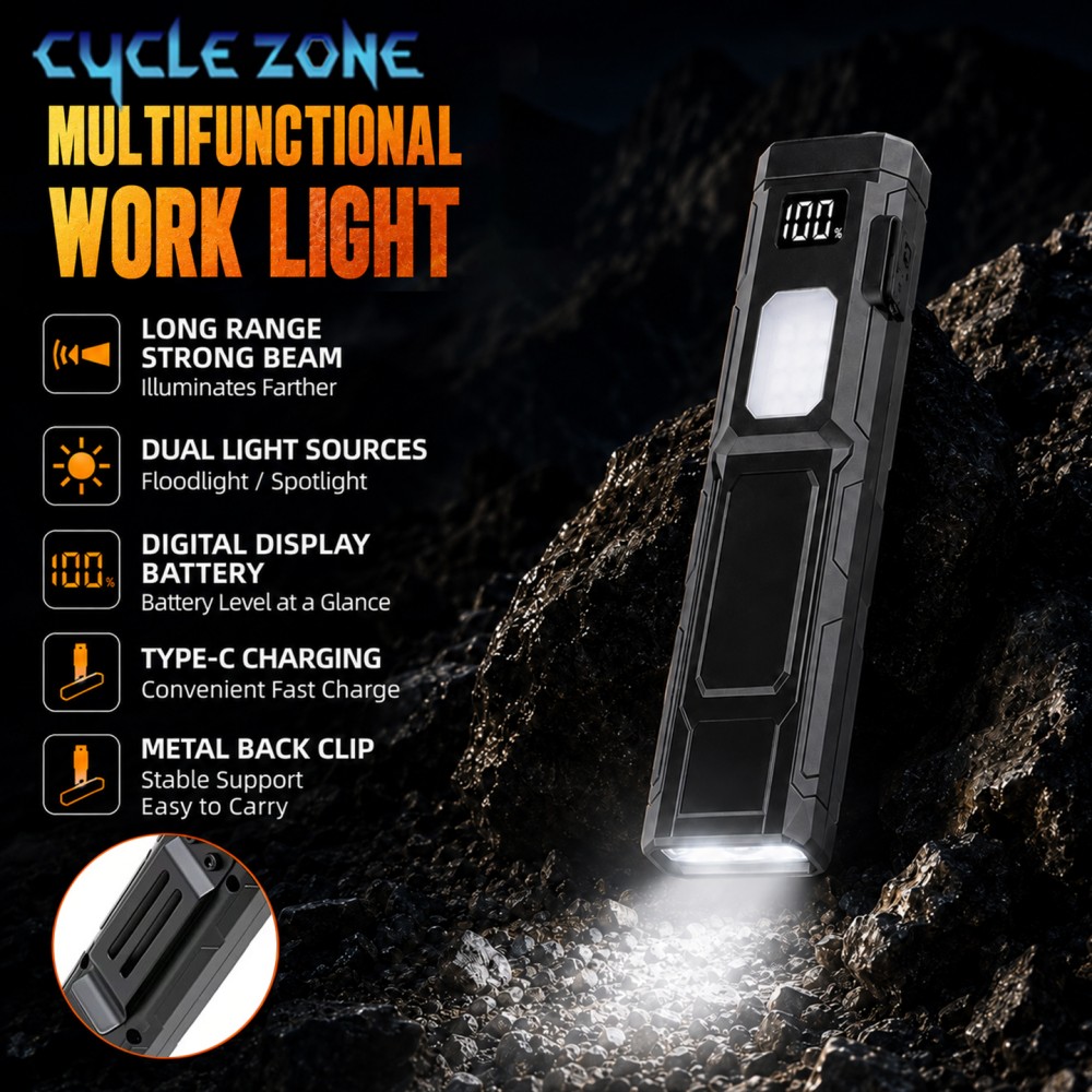 ポータブルポケットLED懐中電灯、Type-C充電式、デジタ - Outdoor Adventure Inc のレビューと価格