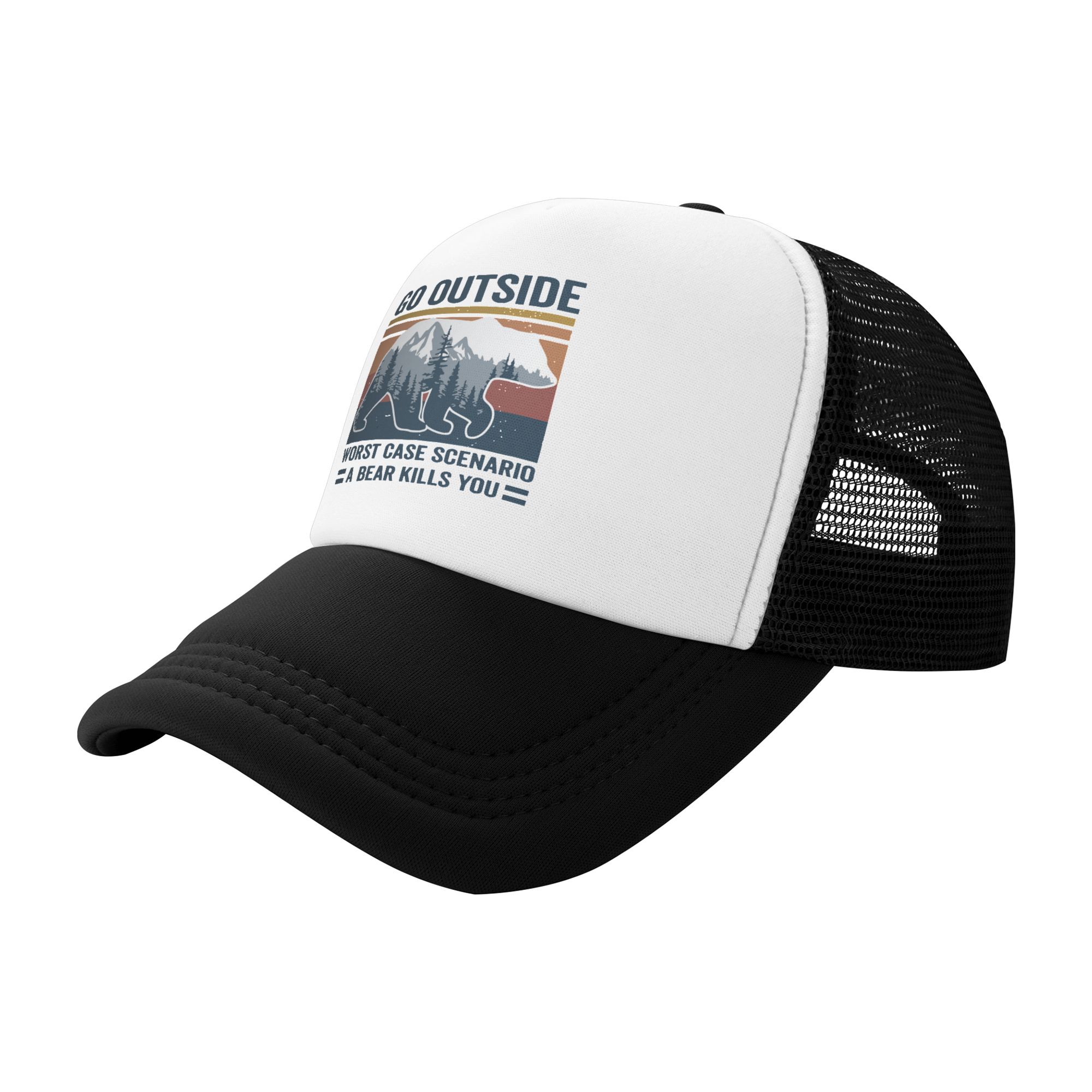 外に出て行こう 悪候の最悪の状況の場合、クマがあなたを殺す可 - Outdoor Adventure Hat のレビューと価格